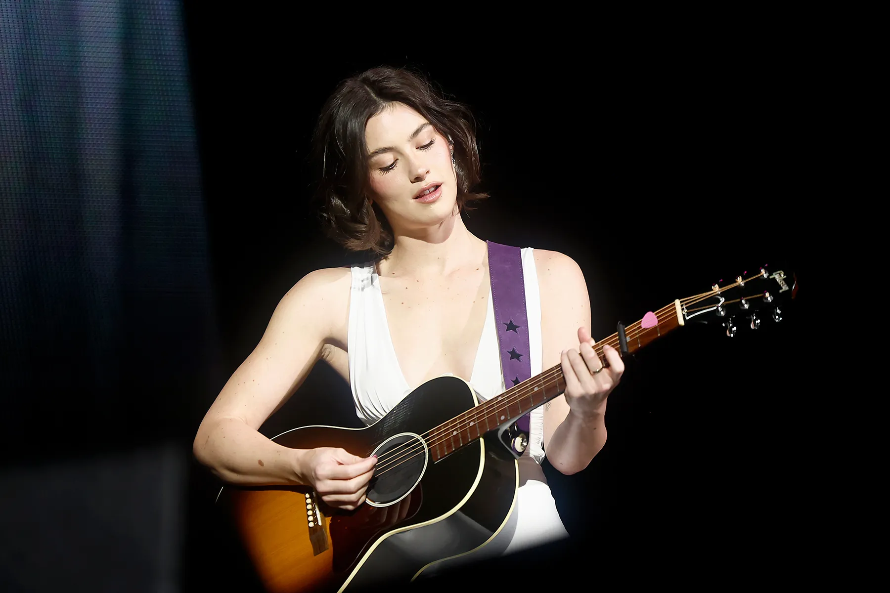 Gracie Abrams on stage